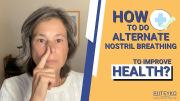 How to do alternate nostril breathing to improve health? Buteyko breathing exercise, Sasha Yakovleva
