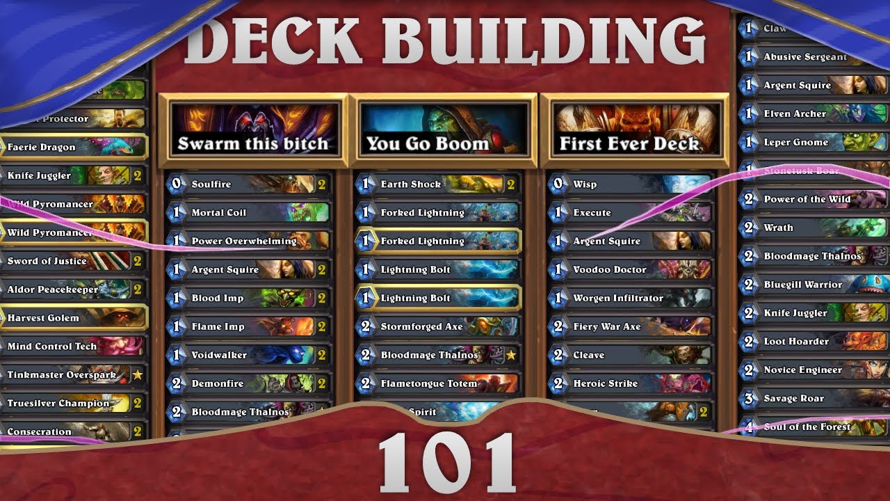 Youtube Hearthstone Deck Building Youtube Hearthstone Deck Building
