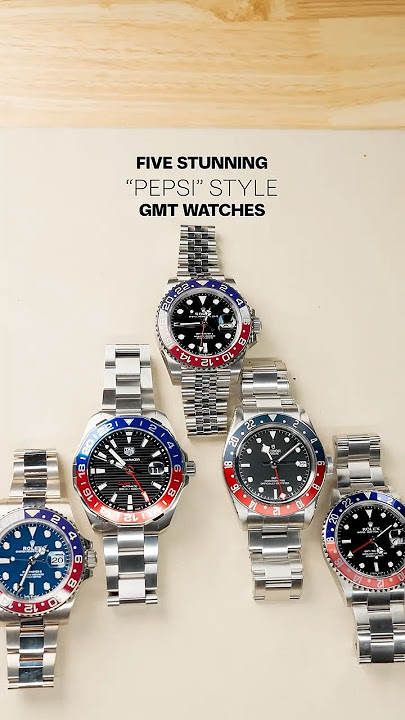 Five Stunning “Pepsi” Style GMT Watches - Rolex, Tudor and More l SwissWatchExpo