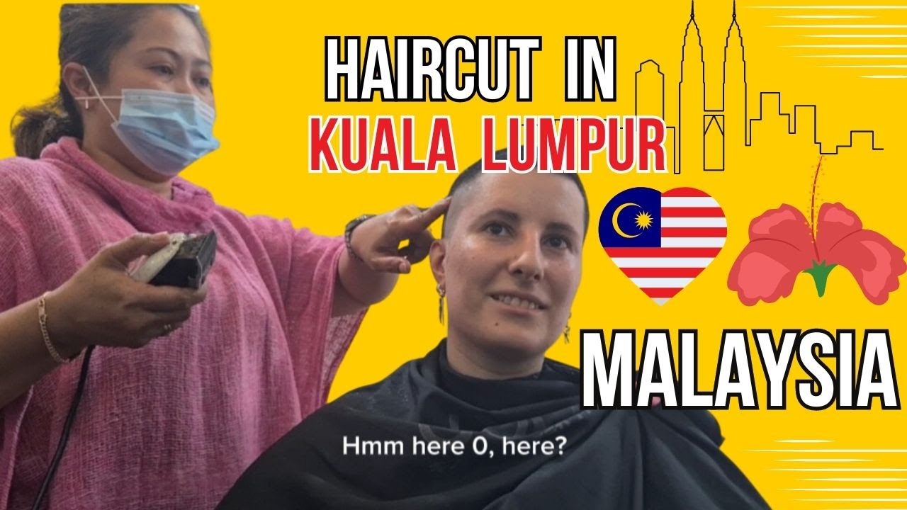 Haircut in KUALA LUMPUR Malaysia 💇‍♂️🇲🇾🌺 malaysia kualalumpur 