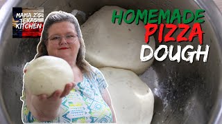 Easy Freezer Garlic Pizza Dough made from Scratch!