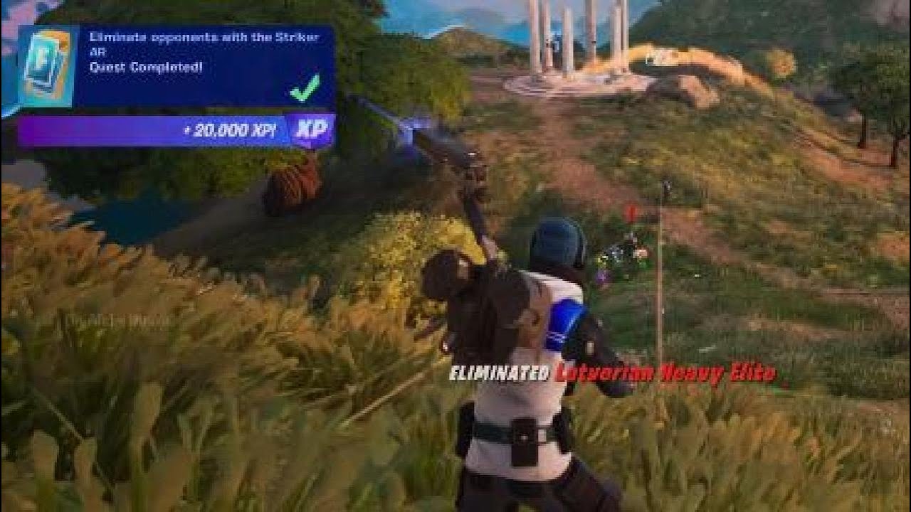 Eliminate opponents with the Striker AR  - Fortnite Week 2 Weekly Quest