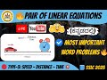 📌 "SSLC Word Problems: Speed Distance Time | Don't Miss These Important Questions!"