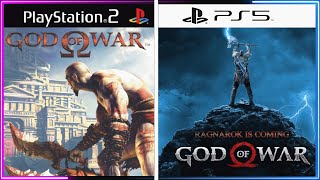 God Of War Playstation Evolution Ps2 - Ps5