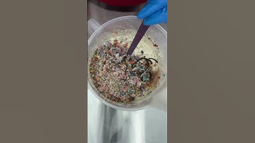 Fruity Loops Confetti Cold Process Soap #shorts  #soapmaking #skincare #soap #barsoap