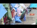 La acampada de Bilbao afronta sus últimas horas antes del desmontaje