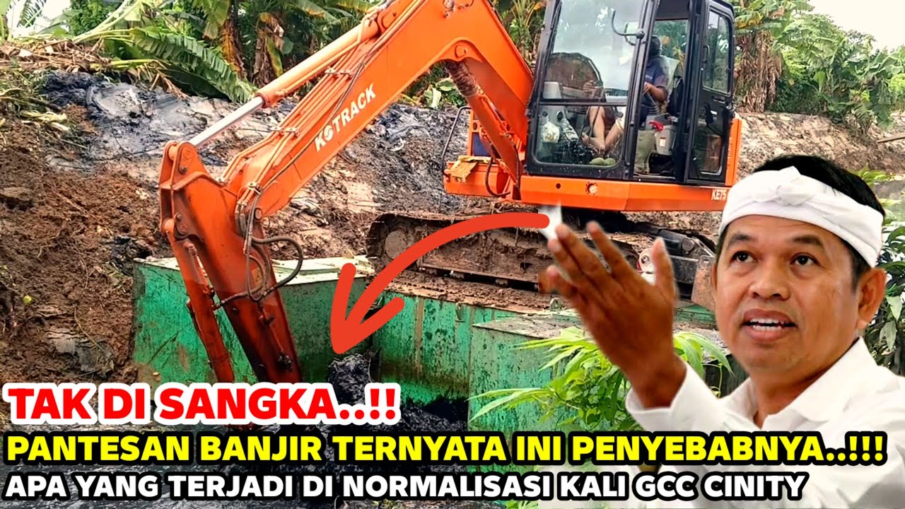 TAK DI SANGKA ‼️ FAKTA DI LAPANGAN ‼️ PANTESAN BANJIR ‼️ UNTUNG KALI GCC GERCEP DI NORMALISASI