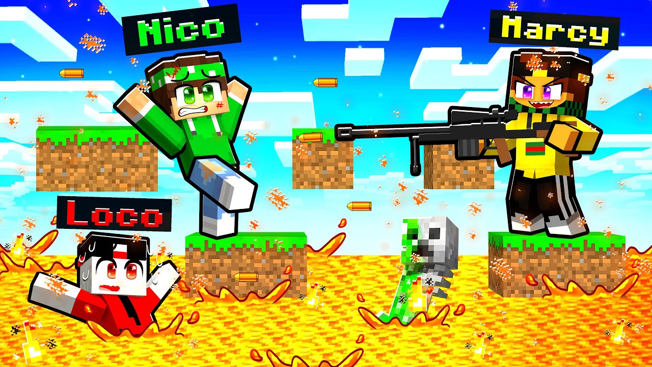 SNIPER vs RUNNER CONTRO I MIEI AMICI su MINECRAFT!