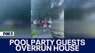 ‘Chaotic’ pool party guests overrun Brandywine house