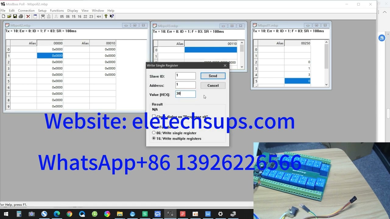 N438C15 DC 12V/24V 15CH RS485 RS232 Modbus RTU Relay PC UART Serial Port Switch