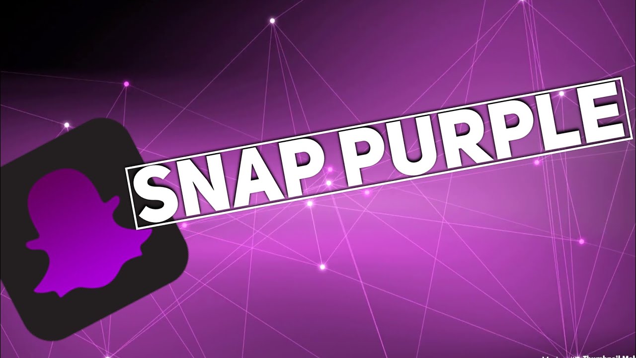 New SnapChat Purple HACK!! YouTube