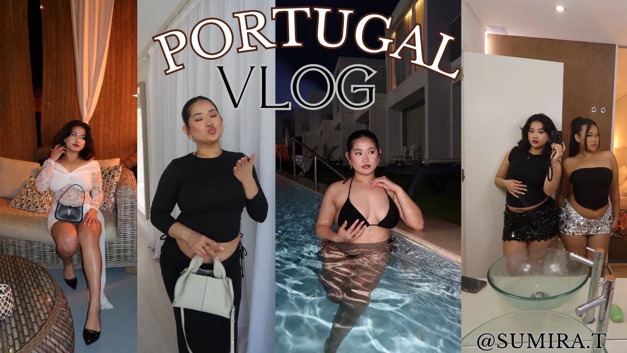 Первое женское путешествие 2024 года в Албуфейру, Фару: видеоблог о Португалии 🇵🇹🎀