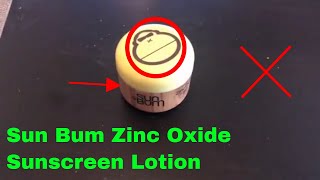 ✅ How To Use Sun Bum Zinc Oxide Sunscreen Lotion Review
