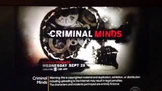 Criminal Minds season 12 promo