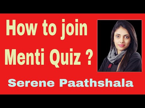 Steps to join MENTI QUIZ