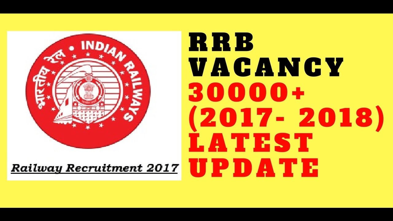 RAILWAY  RECRUITMENT BOARD (2017- 2018) VACANCY