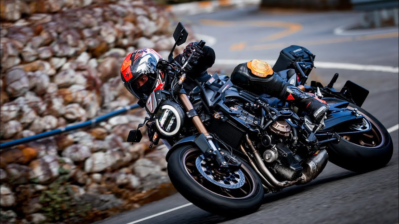 Hypermotard 698  ZX6R  CB650R跟拍 被海放 天冷21路面半濕 [4K]