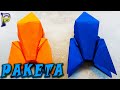 DIY - 🚀 How to make a ROCKET that flies with your own hands from A4 paper. DIY origami rocket.