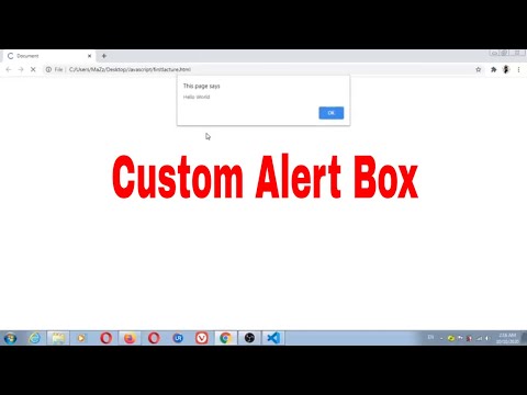 1) How to Create an ALERT in JavaScript | Alert Box | Hindi\Urdu | Programming Buddy
