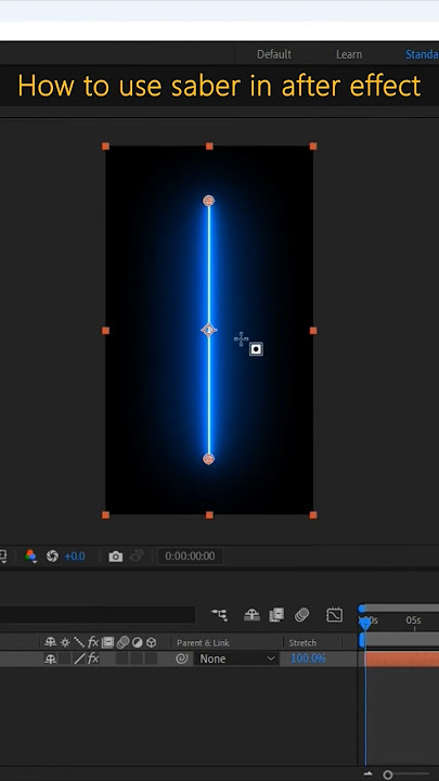 How to use saber in after effects #aftereffects