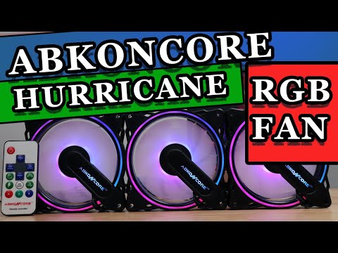 ABKONCORE Hurricane Spectrum Sync RGB Fan Kit Overview ABKONCORE Hurricane Spectrum Sync RGB Fan Kit Overview