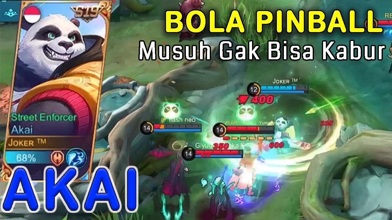 AKAI GAMEPLAY - Bola Pinball | Akai Revamp | Mobile Legend