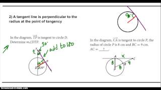 Circles, Part 3: Tangents