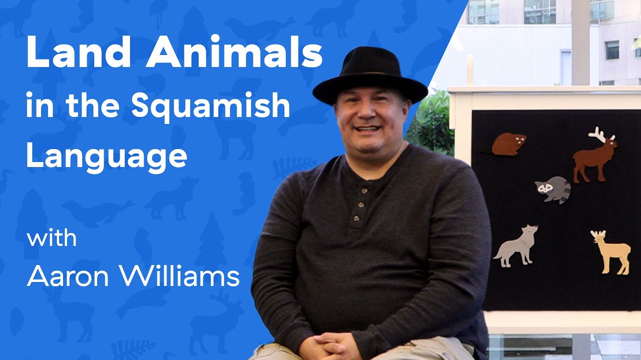 Наземные животные на языке сквомиш