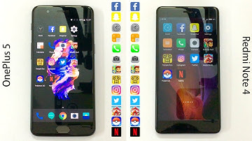 OnePlus 5 vs Xiaomi Redmi Note 4 Speed Test - Which Is Faster?
