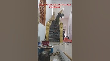 ✅ Lắp đặt cầu thang nhôm đúc tại Bắc Giang