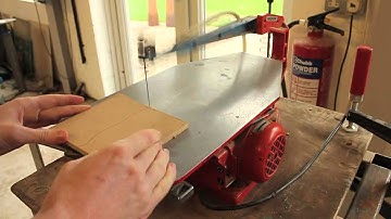 How to use a Scrollsaw / Hegner - RESISTANT MATERIALS - Design & Technology (DT D&T)