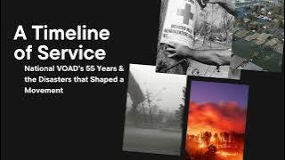 National VOAD at 55 Years: A Timeline of Service