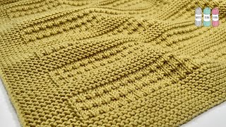 How to Knit the “Harvey Baby Blanket