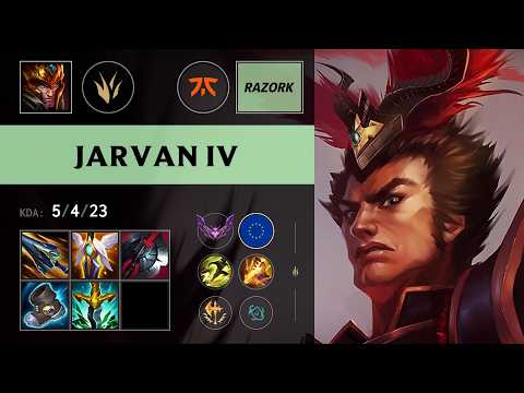 (FNC Razork) Jarvan IV Jungle vs Nocturne - EUW Master Patch 26.13