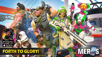 MERCS - Cyber strike arena. Multiplayer Shooter Gameplay (IOS/Android)