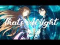 [AMV] Sword Art Online - Thats alright