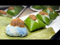 娘惹蓝花椰丝糯米饭 | 马来西亚传统糕点 | 口感软糯香甜 | Nyonya Kuih Pulut Inti