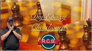 The Ultimate Guide to Making a Custom Epoxy and Walnut Chess Board!