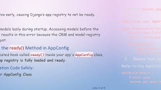 How to Run Initialization Code on Django Startup Without AppRegistryNotReady Error