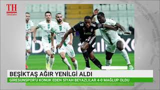 Beşi̇ktaş Ağir Yeni̇lgi̇ Aldi
