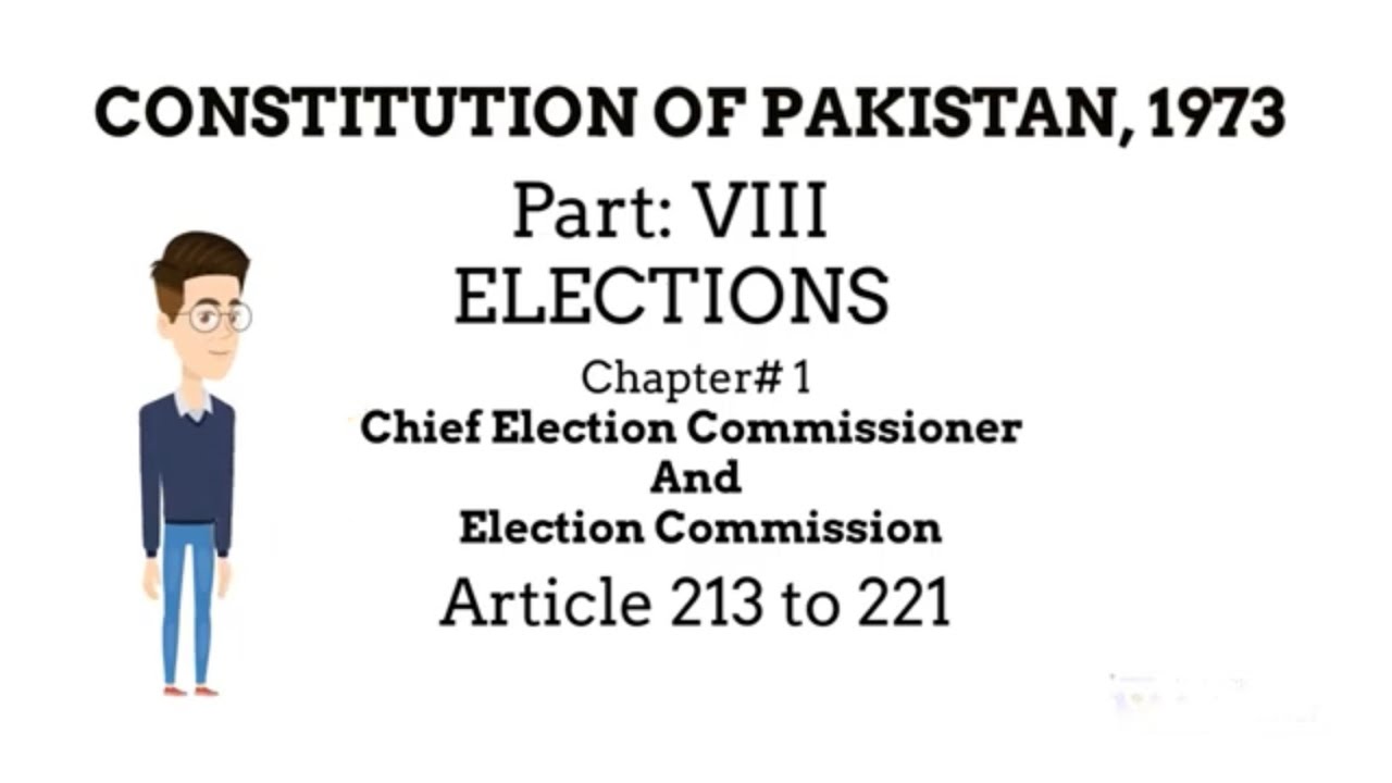 Article 213 to 221| Constitution of Pakistan 1973 | Part 8 - YouTube