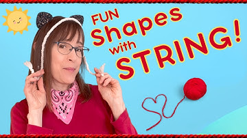 String Thing Song | Fun with String for Kids!🧶
