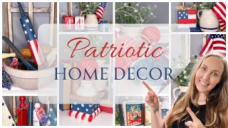 10 DIY Patriotic home decor using wood and thrifted items - DIY Americana home decor