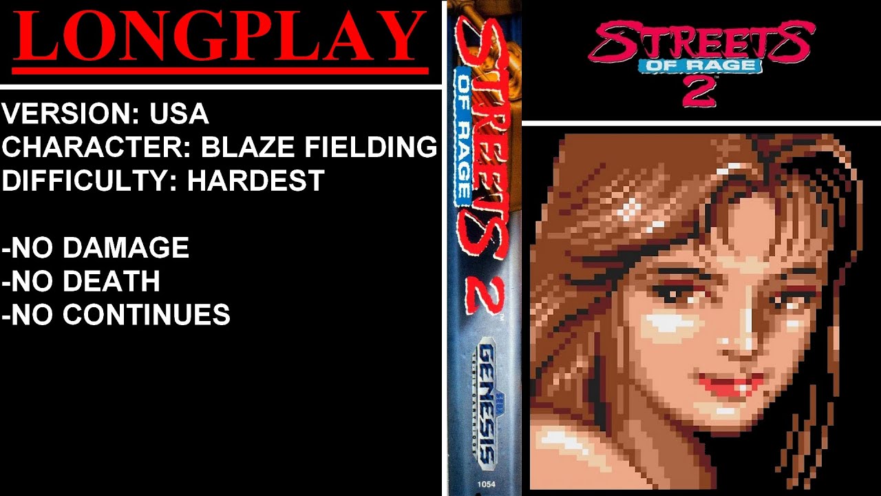 Streets Of Rage 2 Anime Blaze #gamers #streetsofrage2 #segagenesis #se