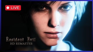 Return To Survival Horror - Resident Evil 1 HD Part 2 Jill Modded LIVE 🔴