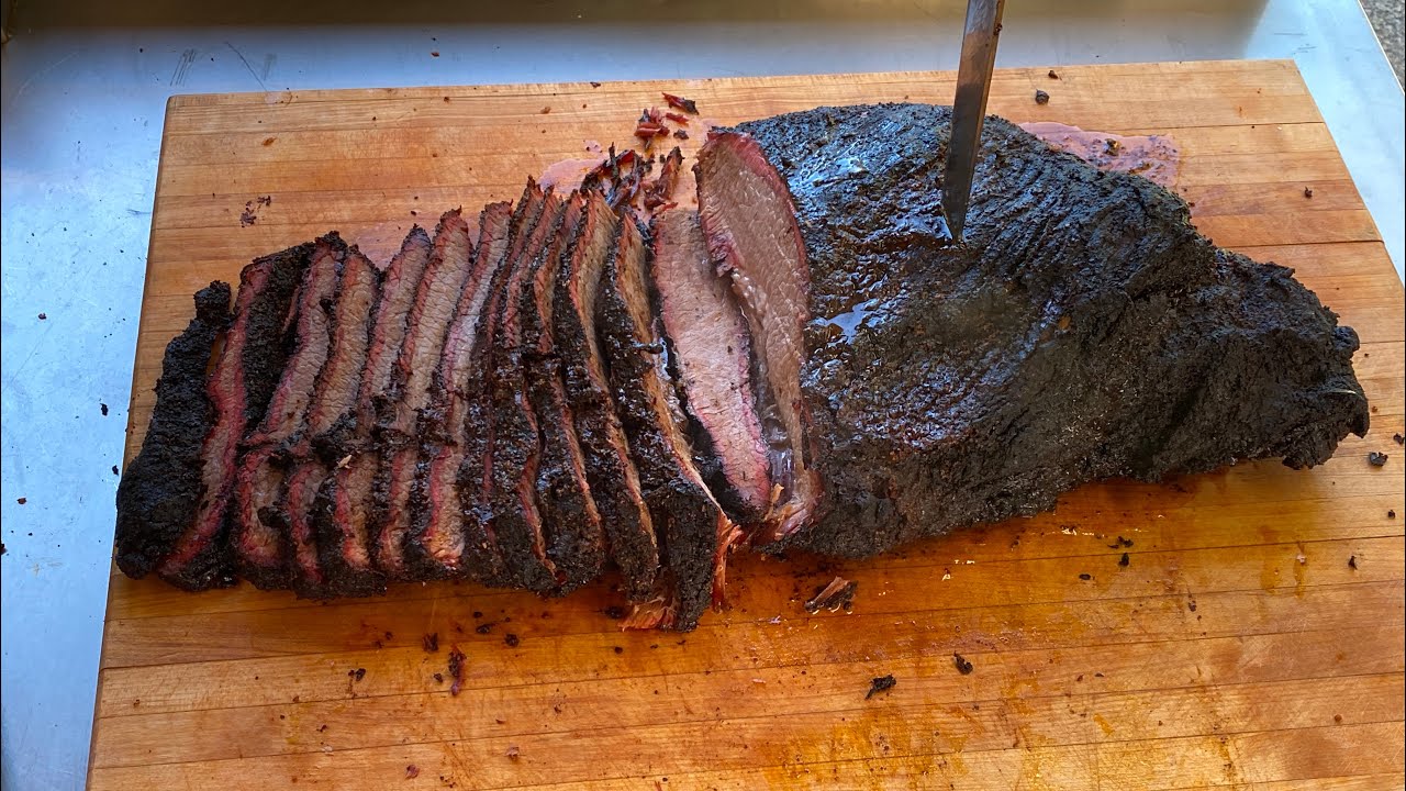 Brisket cocinado 12 horas en mi ahumador pit boss vertical - YouTube