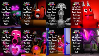 Garten of Banban 1 2 3 4 5 6 7 8 - Main Menu Comparison (New Concepts) screenshot 3