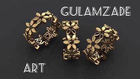 Matrix Gemvision9 Flower Ring Tutorial #gemvison9 #matrixgemvision #rhino5 #rhinoceros #tutorial