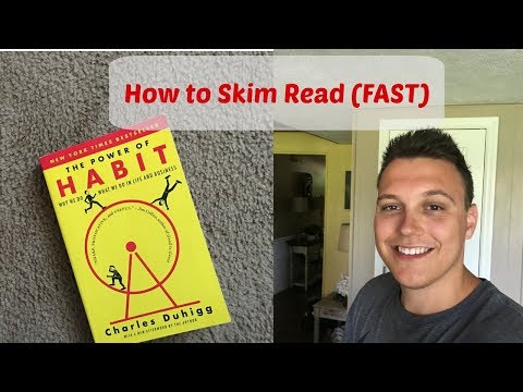 Wie ein Buch ein Tag (Skim Read) lesen
