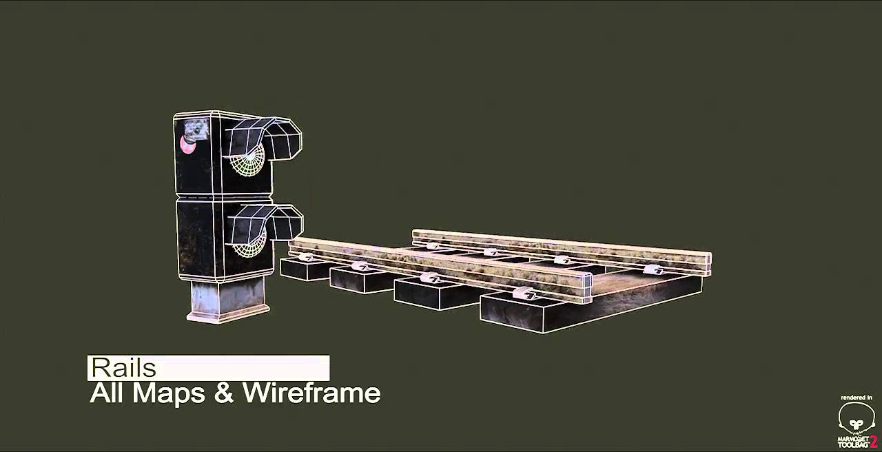 Simon Robertson 3D Assets Turnarounds